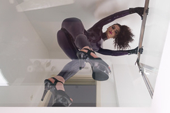 Czech VR Fetish 432 - Sexy Babe in Violet Catsuit