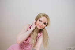 Czech VR Fetish 526 - Cute Blonde in Pink Dress