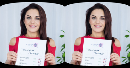 Sexy Dominika in VR Casting
